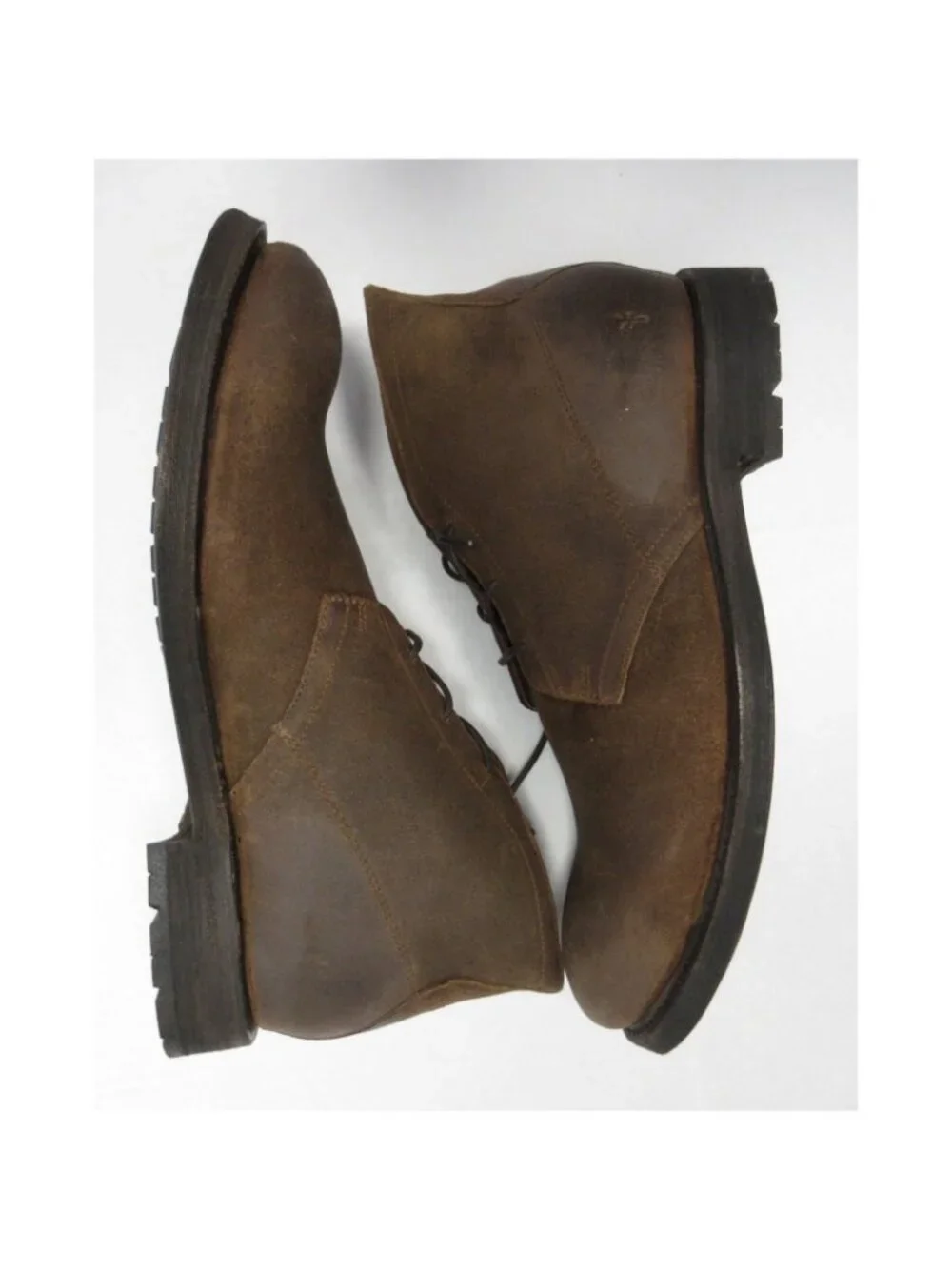 Frye Boots 11 D Bowery Chukka Leather Heritage Rugged Lace Up Lug Sole